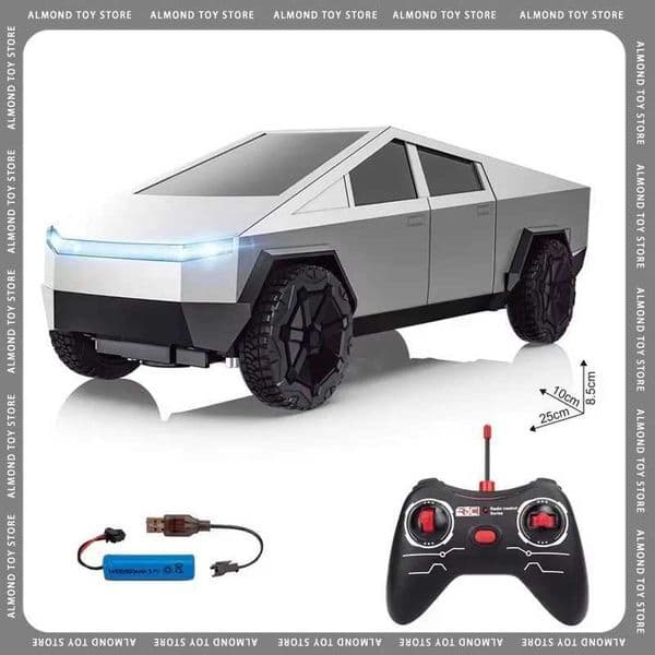 Tesla 1 12 Rc Sain Off Road Touring Vehicle Remote Control Car Simulation Pickup Car Model ChildrenS Toy Boys Birthday Gifts X250203