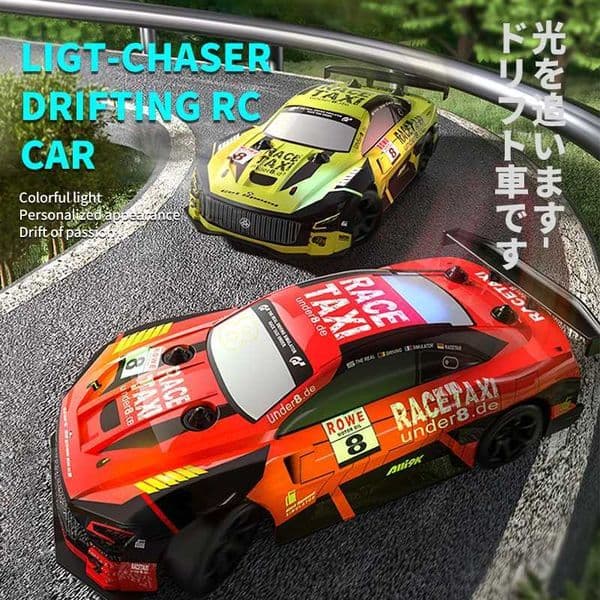 JJRC Q165 RC Sport Racing Car 1 18 Drift Car with 2 sets of tires 2.4G Remote Control Module 4WD RTR Car Toys Childrens Gifts X2502031