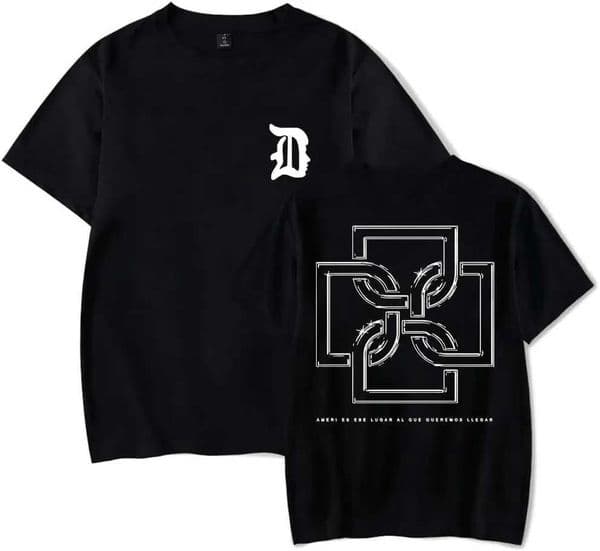 Duki Merch Short Sleeve Casual Printed Mens Srteewear T-shirt 26L0506