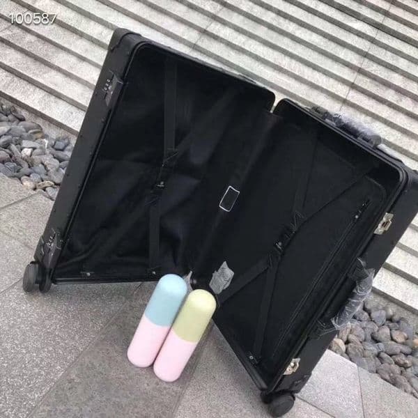 inches Business Suitcase Designer Suit Wheels Cabin Luggage Aluminium Alloy Carry On Travel Trolley Case Fashion Boarding Tools Packaging Home Garden rain wall str