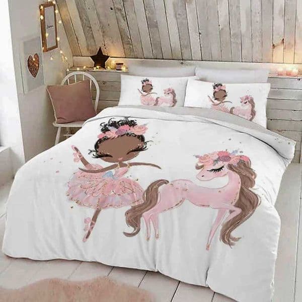 Cute princess childrens bedding 150x200 castle down duvet cover womens double bed cover X250203