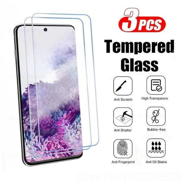 3Pcs Screen Protector For Galaxy S23 S24 S22 S21 Ultra S20 Plus S20 S21 S23 FE Tempered Glass For S10 S9 S8 Plus M250120