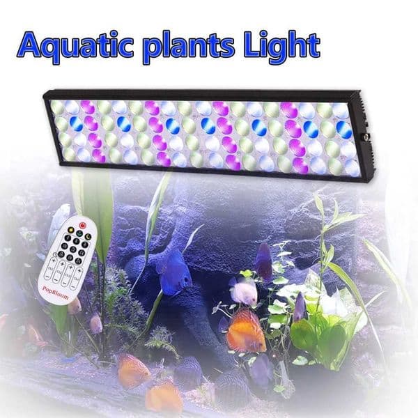 PopBloom Aquarium Led Lighting Dimmable Aquatic Plants Fishbowl Lamp for 40/60/90/120/150cm Freshwater Fish Plants Tank Led Z250205