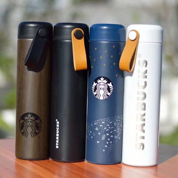 Starbucks 16OZ Stainless Steel Thermos Bottle Vacuum Insulated Travel Mug with Handle