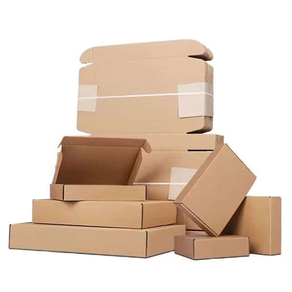 8Pcs Thick Extra Hard Anti Drop Cardboard Boxs Rectangular Square Flat Express Carton Data Gift Clothing Packaging Box
