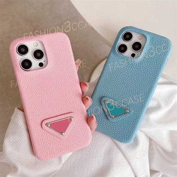 luxury Phone Cases for iphone 16 16pro 15 15Pro 14 14pro 14plus 13 13pro 12 12pro 11 pro max Fashion Designer Leather Lychee Pattern Cellphone Case KULT