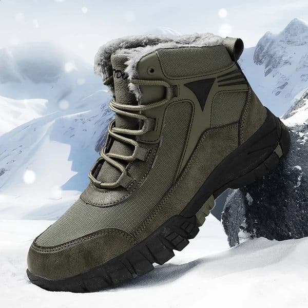 Mens Outdoor Hiking Boots Add Cotton Warm Wear Resistant Fashion Casuals Sports Shoes Plush Comfortable Walking Shoes for Woman 250120