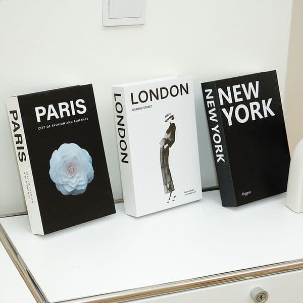 Decoration Accessories For Living Room Fashion Home Decor Prop Colorful Coffee Table Books 241224