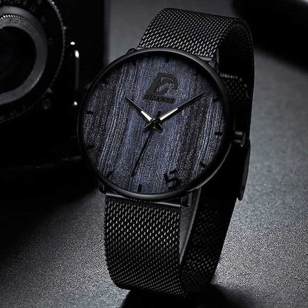 reloj hombre Mens Fashion Ultra Thin Minimalist Watches Men Business Stainless Steel Mesh Belt Quartz Watch relogio masculino Z250207