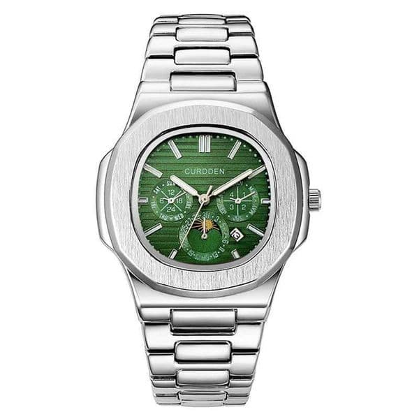 CURDDEN Big Brand Watches For Men Fashion Casual Alloy Band Date Quartz Vintage Watch Golden Montres de Marque de Luxe Z250207