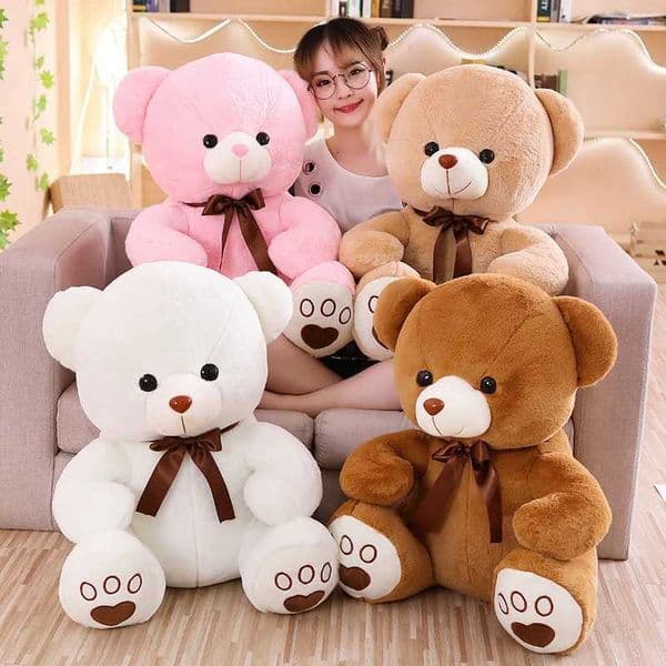 Nice Hot Huggable High Qu Toy Teddy Bear Plush Toys Stuffed Animals Lovely Bear Doll Birthday Gift For Children Z250208