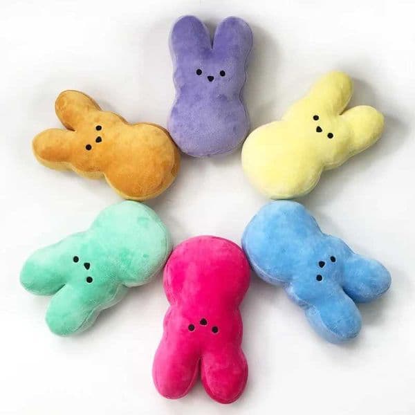 50cm Peeps Plush Bunny Rabbit Peep Easter Toys Simulation Stuffed Animal Doll For Kids Children Soft Pillow Gifts Girl Toy Z250208