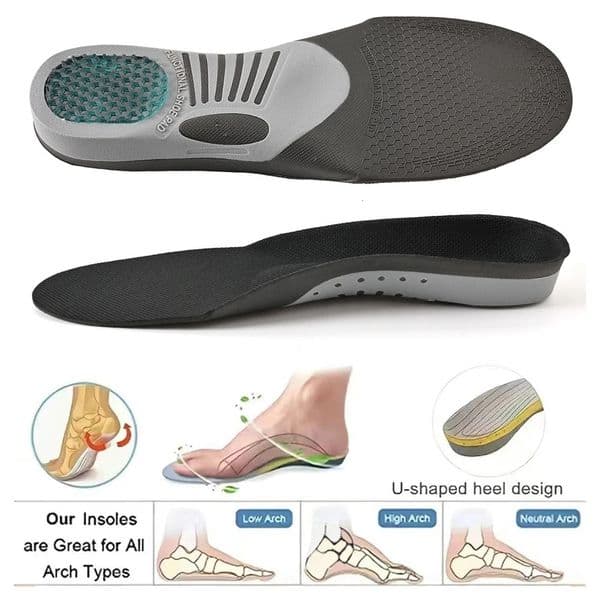 Carbon Fiber Insole Plantar Fasciitis Ortic Shoe Inserts Arch Support Basketball Football Sports Shoe-Pad Ortic Insoles 250208