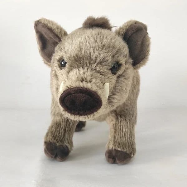 2026 New Vicious African Pig Plush Toy Frightening Wild Boar Stuffed Animal Dolls Ideal Birthday Gifts For Boys Decoration Drop 250109 Toys