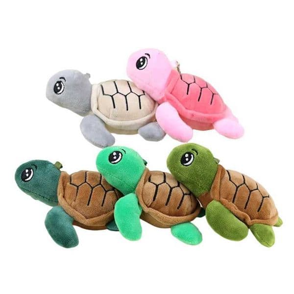 Charm Luxury Cartoon Turtle Marine Animal Pendant Soft Stuffed Doll Keychain Backpack Car Bag Key Ring Decor Kid keychain purse Gift Tortoise Plush To Blue Keyc