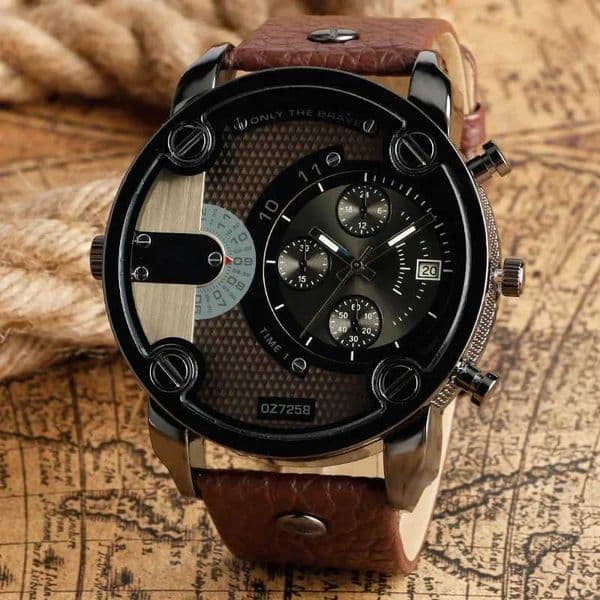 Sport Big Business Watches Men Clock Locomotive Army Retro Black Quartz Watch Style Relogio Masculino Relojes Hombre Z250207