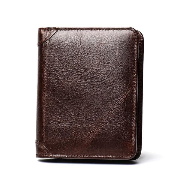 ROOG Elegant Genuine Leather Mens Wallet|Multi-Card Slot |Lightweight and Stylish|Suitable for Everyday and Business Use 250208