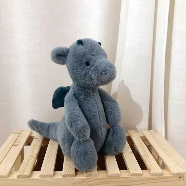 30cm Kaii Fox Plush Toy Anime Animal Doll Fox Little Flying Dragon Sword Dragon Doll Plush Toy Girlfriend Valentines Day Gift Z250208