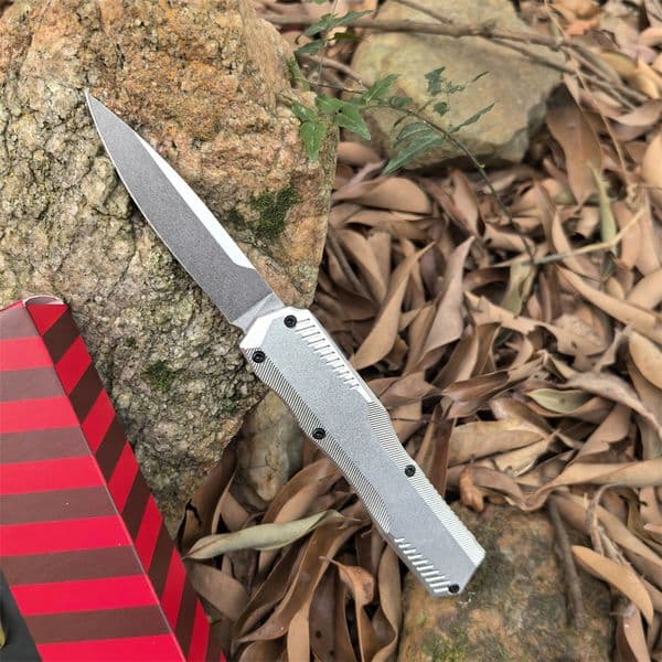 Models Newest Livewire 9000 OTF EDC Mliitary Pocket Knife T6 Aluminum Handle 20CV Stonewashed Tactical Knives Outdoor Camping Hunting Survival Tool 7550 7200