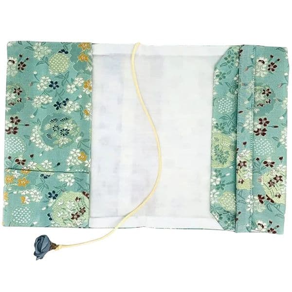 The Notebook Handmade Cloth Cover Sleeve for Convenient Books Exquisite Protector Protection Green Student 250207BJ