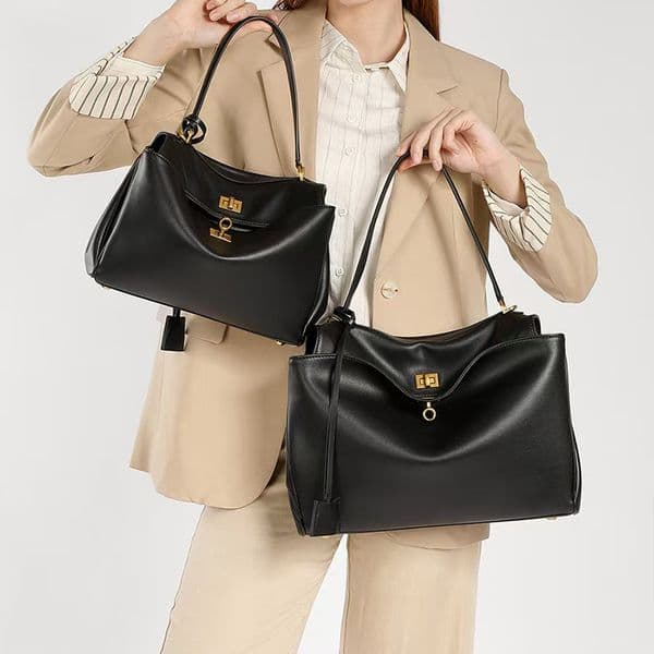 RodeoTop Handle Bags Real Leather Totes Designer Handbag Women Large Capacity Satchel Shoulder Crossbody Bag Luxury Brand Fashion 2024 New Tote Woman Underarm Bag