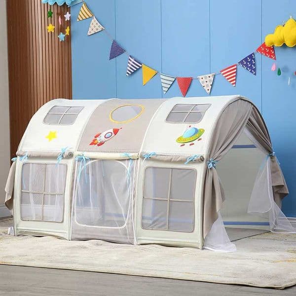 2026 New Large Kids With Window Portable Children Bed Tent For Boys Girls Indoor Play Game House Castle X250210 Toys