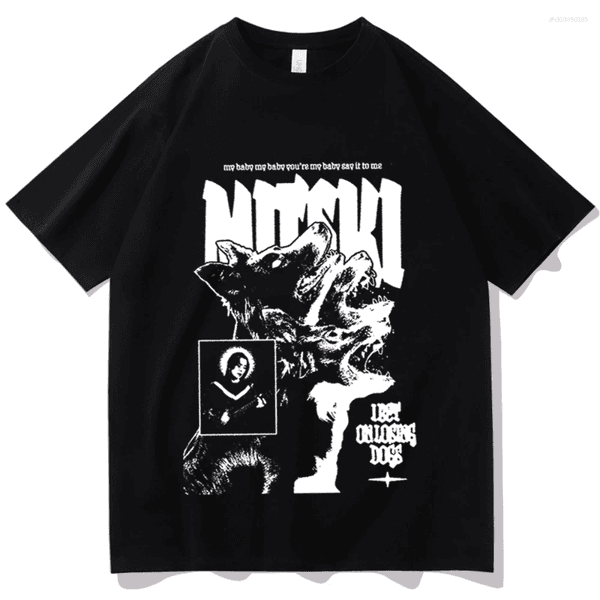 Men's T Shirts Mitski I Bet On Losing Dogs T-shirt Merch Fan Unisex Casual T-Shirts
