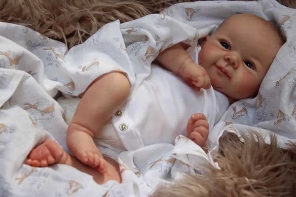 Labubu Outfit 49Cm Dolls Sweet Face Lifelike Real Touch Reborn Juliette 3D Skin Multiple Layers With Hand-Painted Hair Baby doll reborn Doll Girl Doll
