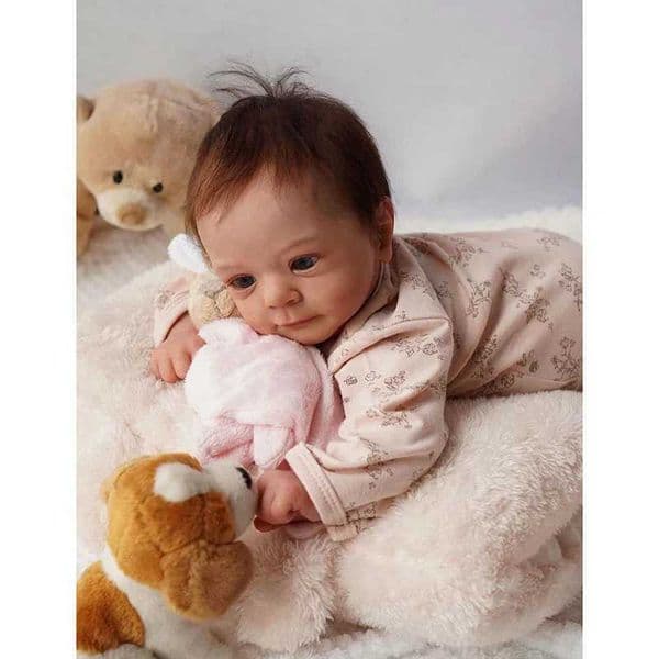 doll reborn Labubu Outfit 48Cm Full Silicone Body Felicia Reborn Awake Newborn Baby Size 3D Skin Visible Veins Collectible Art Doll Girl Doll