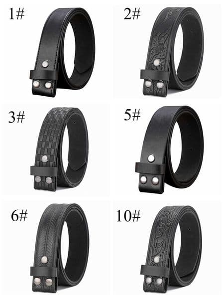 A Multi-color Pattern Pu Belt (Without Buckle) Can Be Changed Buckle for Men and WomenXJ250210