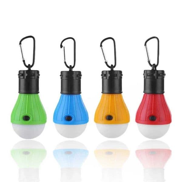SPORTFUNSF LED Camping Lantern Tent Lamp Light Bulb Emergency Light Waterproof Portable Adventure Hanging Flashlight AAA Battery X250211