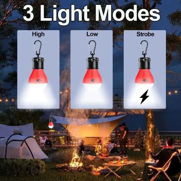 LED Camping Lantern Lamp Bulbs Super Bright Tent Light Lantern Emergency Lights Camping Accessories for Backpacking Hiking X2502111