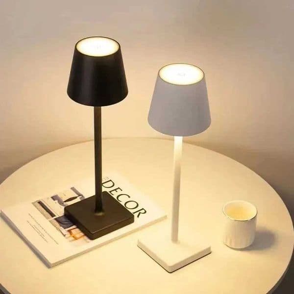3 Color Temperature LED Eye Protection Table Lamp Stepless Dimming Touch Control Rechargeable Batter For Dining Room/Living Room Z250211