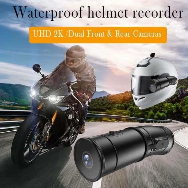 2K Helmet Camera WiFi Dual UHD 2K Wearable Bike Bicycle Action Cam Waterproof for Motorcycle DVR Dash Cam Vlog Video Recorder X250210