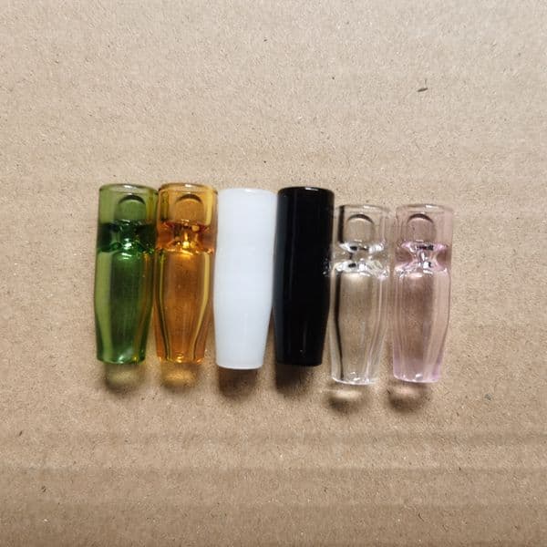 30mm Mini Glass cigarette butts Fillter pipe,10mm outside diameter Smoking pipe filter, glass tips