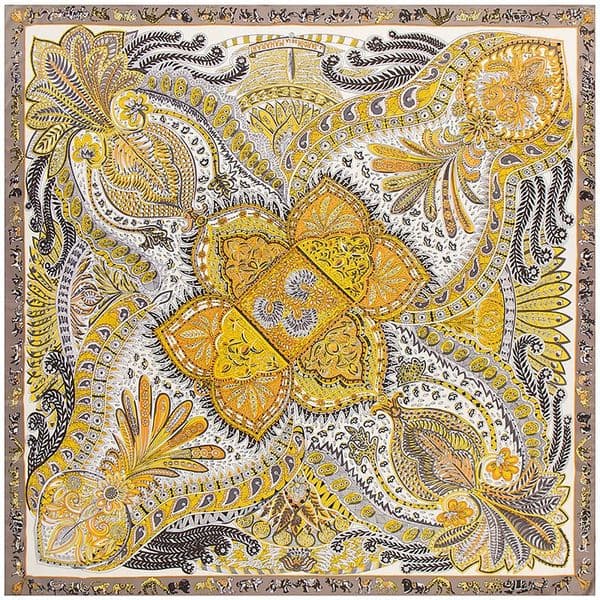 130cm Fashion Bandana Women Scarf Paisley Hijab Twill Silk Shawl Scarfs For Ladies Foulard Square Scarves Wraps 250110