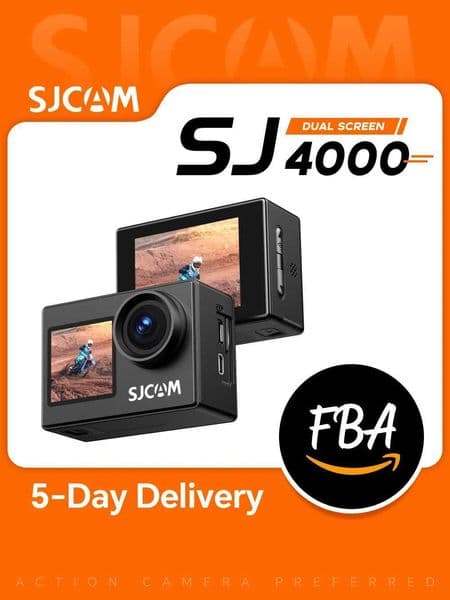 SJCAM SJ4000 Dual Screen 4K Action Camera 30M Waterproof Anti-Shake HD Sports Video Action Cameras Motorcycle Bicycle Helmet X250210
