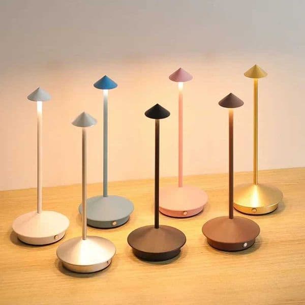 Hotel Rechargeable Table Lamp Creative Dining Touch Led Bar Coffee pro Table Lamp Lampada Da Tavolo Decorative Desk Lamp Z250211