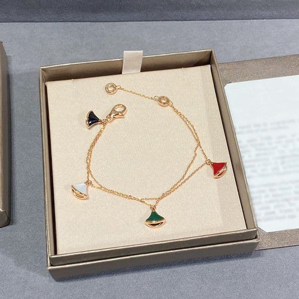 Women Designer Bracelet Jewelry Bangles Colorful fanshape Elegant Nail Bracelet Unisex Brand Charm Bracelets Trend Jewelry Bracelets Jewelry