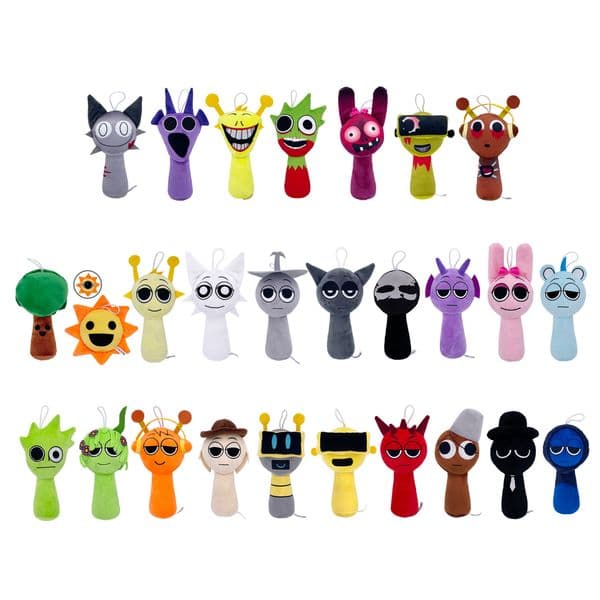 2026 New Sprunki Rhythm Box Size About 20Cm New Game Peripheral Plush Toy Doll Low Price Wholesale Toy