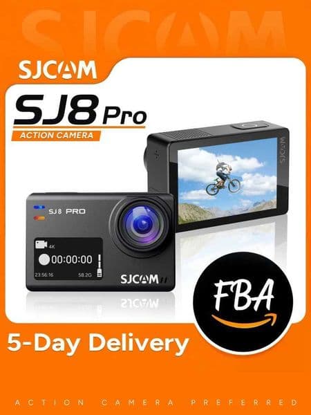 SJCAM SJ8 Pro Action Camera 4K 60fps 2.33 Inch Touch Screen Waterproof Outdoor Sport Cam 5G WiFi 170 FOV 8X Zoom Action Camera X250210