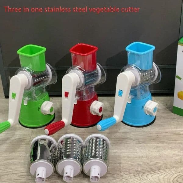 Multifunctional Roller Vegetable Cutter Hand Crank Home Kitchen Shredder Potato Grater 250210