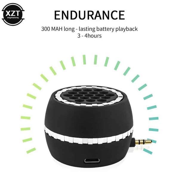 Portable Wireless Speaker Phone External Speaker Universal 3.5mm Jack Mini Sound Box For Smartphone Tablet Laptop MP3 MP4 Z250304