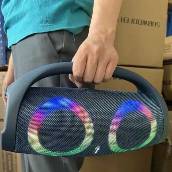 100W High Power Speaker Portable RGB Colorful light Waterproof Wireless Subwoofer 360 Stereo Surround TWS FM Boombox Z250213