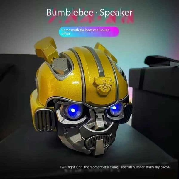 Bumblebee Wireless Powerful Portable Speaker Stereo Subwoofer LED Flashing Light Playback Caixa De Som For PC Phone TF Z250213