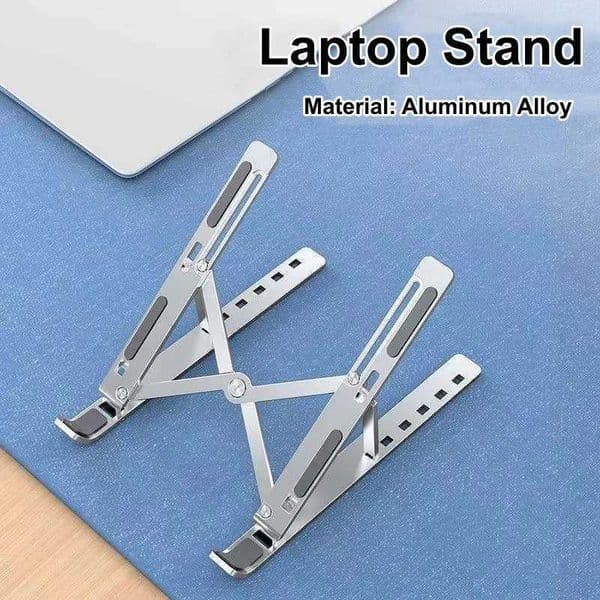 Adjustable Laptop Stand Aluminum Alloy Desktop Holder Foldable Portable Bracket for Macbook Air Pro Notebook Tablet Pad CoolingXJ250214