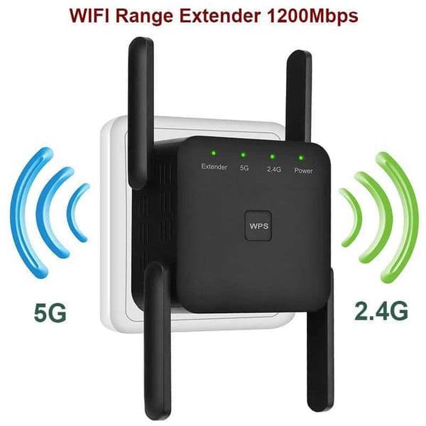 5 Ghz WiFi Extender Long Range Wireless WIFI Booster AC1200 Adapter 1200Mbps Wi-Fi Amplifier 802.11N Wi Fi Signal RepeatorXJ250214