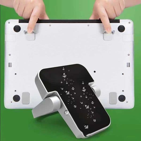 2Pcs Laptop Stand Mini Portable Holder Foldable Nvisible Laptop Riser Bracket For Macbook Notebook Stand Cooling HolderXJ250214