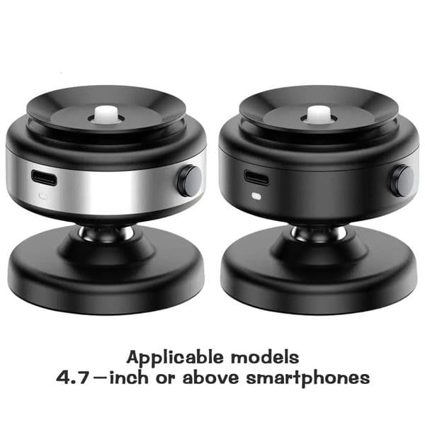 Car Magnetic Vacuum Adsorption Bracket 360 Degree Rotating Aluminum Alloy Mobile Phone Holder For 4.7-inch Or Above Smartphones 250221