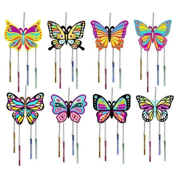 8 Pack Painting Dream Catcher Wind Chimes Crystal Pendant Hanging Ornament DIY Craft Mosaic Kit Home Wall Door Decor W250214